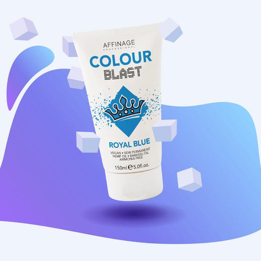 Royal Blue Semi Permanent Hair Colour - Affinage Professional 